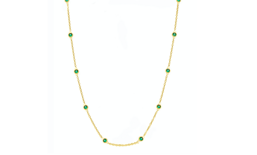 Green Zirconia Necklace